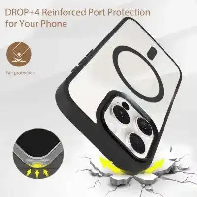 Redefine Metal Camera Lens Magnetic Transparent Magsafe Case for iPhone 16e Redefine