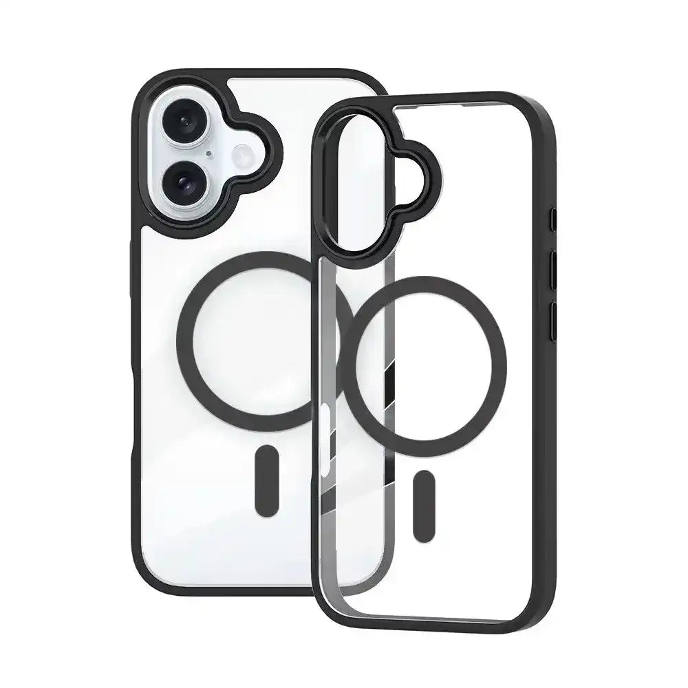 Redefine Metal Camera LensTransparent Case Cover With Magnetic Ring for iPhone 17 Redefine