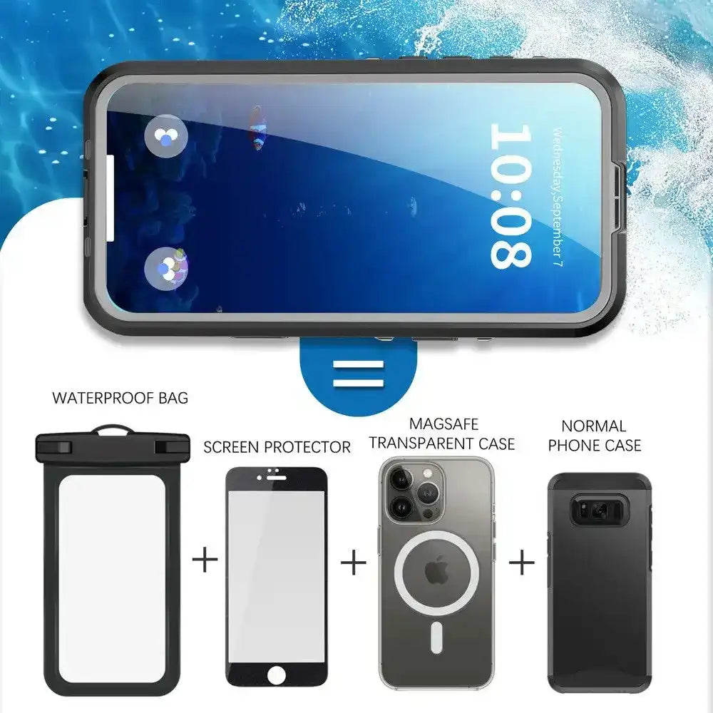 Redpepper Dot+ IP68 Waterproof Case Cover with Magnetic Ring for iPhone 17 Air Redefine