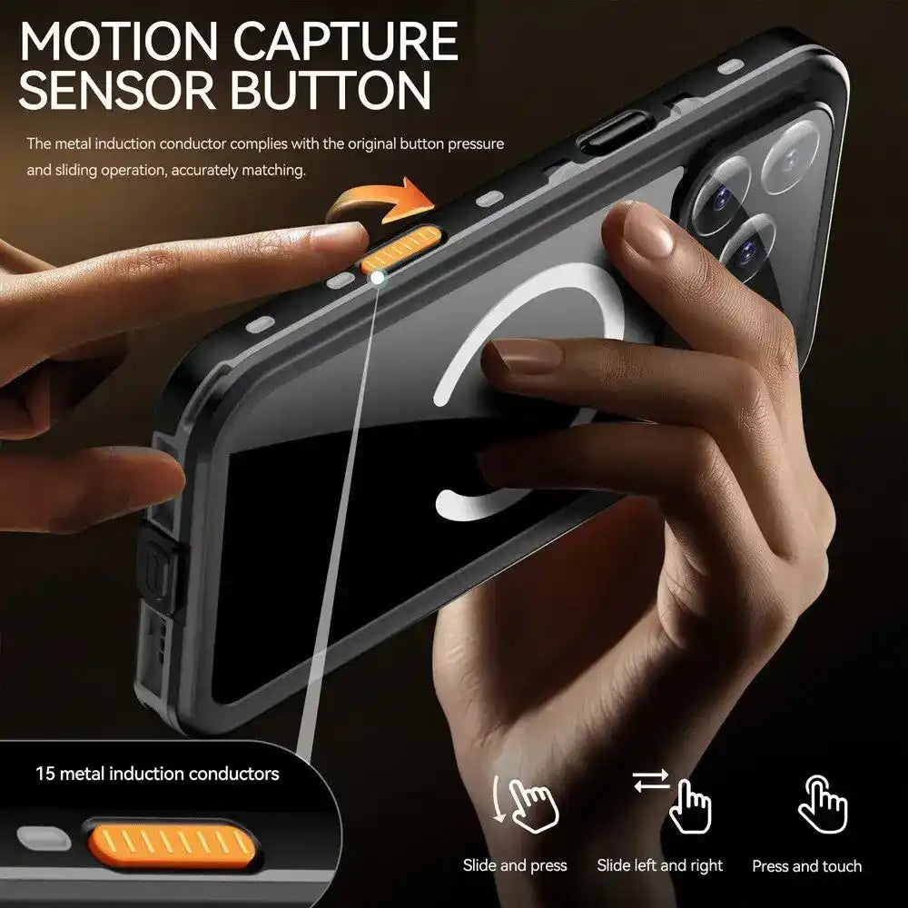 Redpepper Dot+ IP68 Waterproof Case Cover with Magnetic Ring for iPhone 17 Pro Redefine