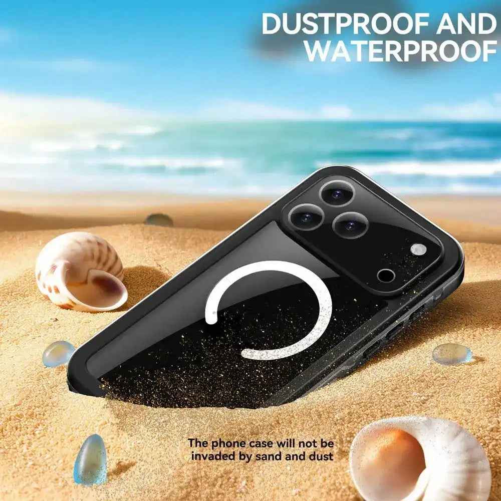 Redpepper Dot+ IP68 Waterproof Case Cover with Magnetic Ring for iPhone 17