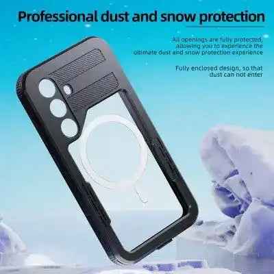 Redpepper Dot+ IP68 Waterproof Case with Magnetic Ring for Samsung Galaxy S25 Plus