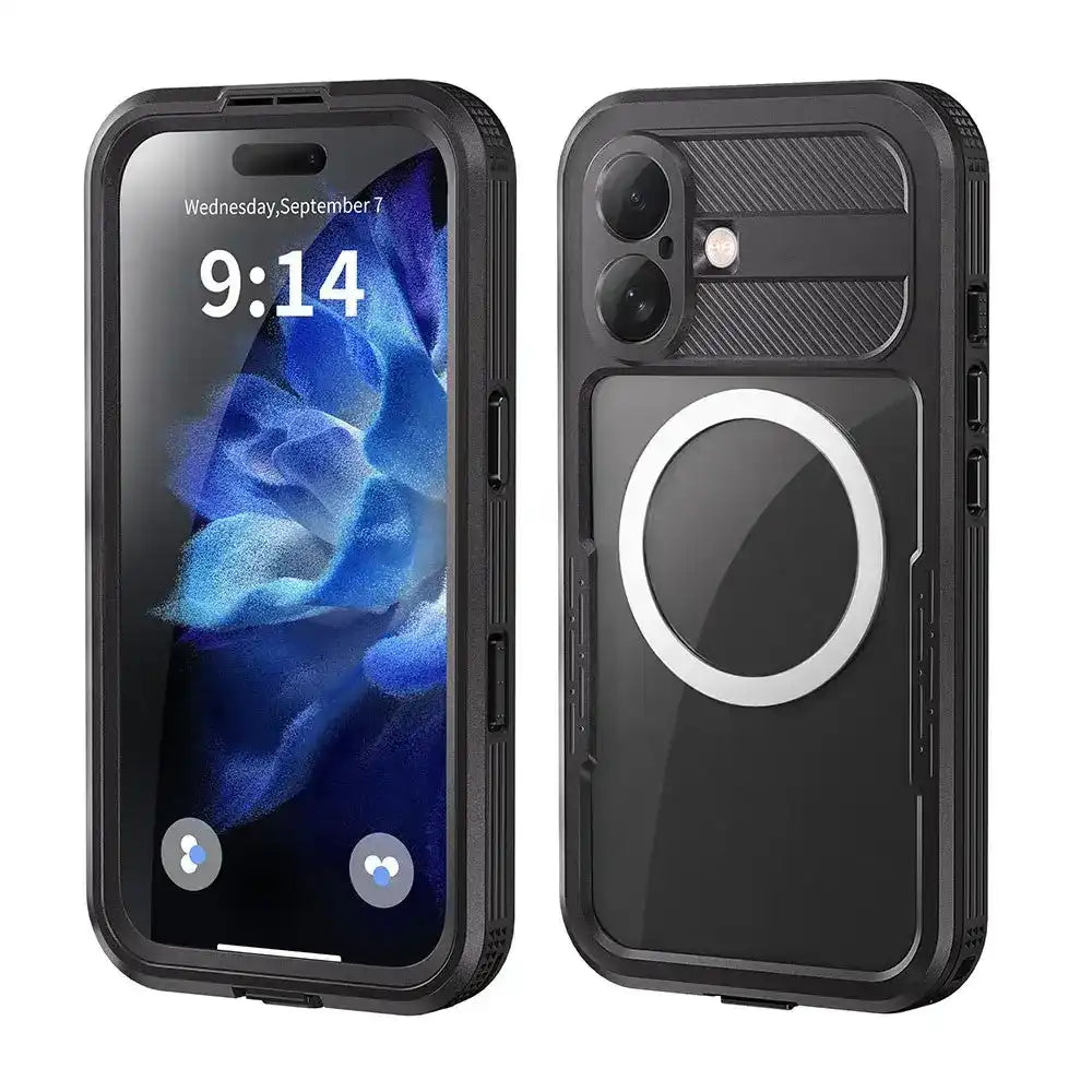 Redpepper Dot+ IP68 Waterproof Case with Magnetic Ring for iPhone 16 Magsafe Magnetic Ring