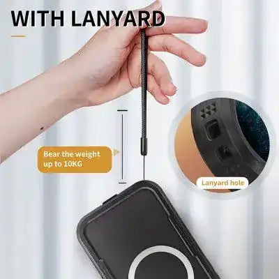 Redpepper Dot+ IP68 Waterproof Case with Magnetic Ring for iPhone 16 Magsafe Magnetic Ring