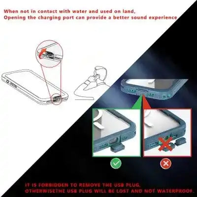 Redpepper Dot+ IP68 Waterproof Case with Magnetic Ring for iPhone 16 Pro Magsafe Redefine