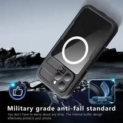 Redpepper Dot+ IP68 Waterproof Case with Magnetic Ring for iPhone 16 Pro Magsafe Redefine