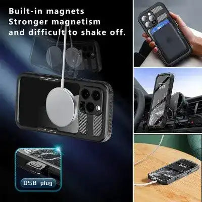 Redpepper Dot+ IP68 Waterproof Case with Magnetic Ring for iPhone 16 Pro Max Magsafe Redefine