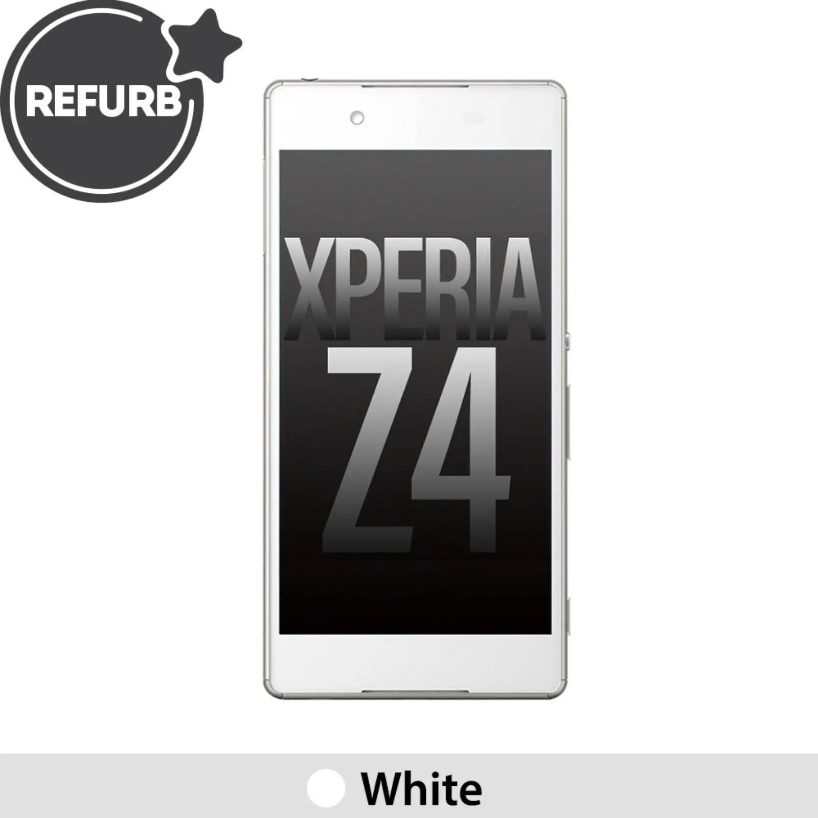 (Refurbished) LCD Screen Repair for Sony Xperia Z4 E6553 with Frame - White - MyMobile