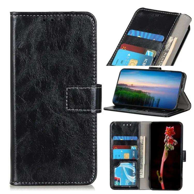Retro Crazy Horse Texture Horizontal Flip Leather Phone Case MyMobile