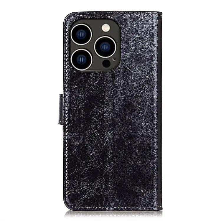 Retro Crazy Horse Texture Horizontal Flip Leather Phone Case MyMobile