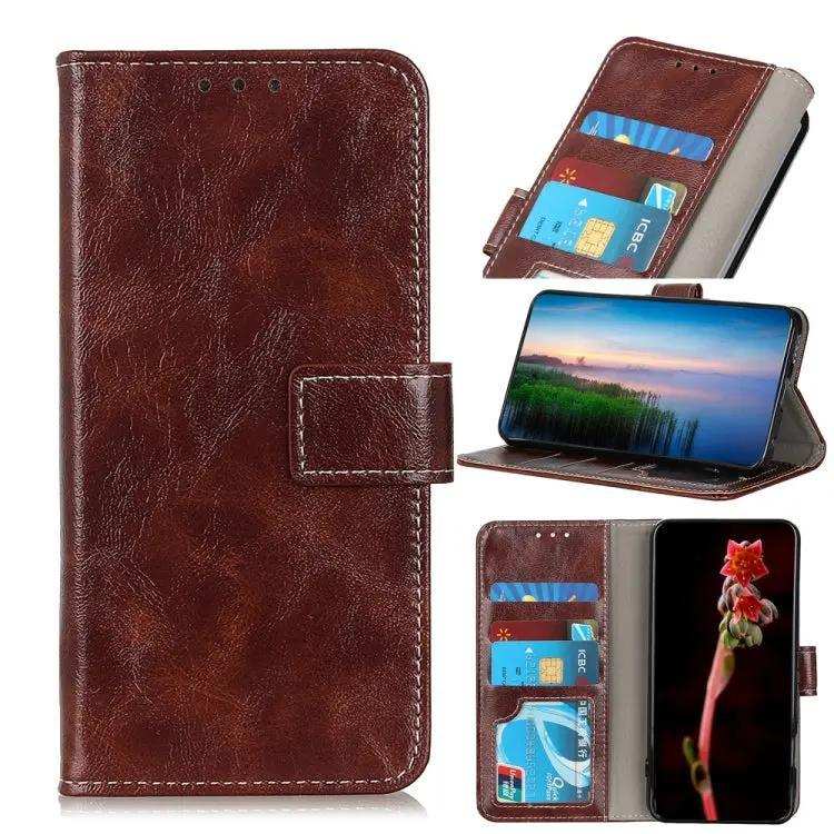 Retro Crazy Horse Texture Horizontal Flip Leather Phone Case MyMobile
