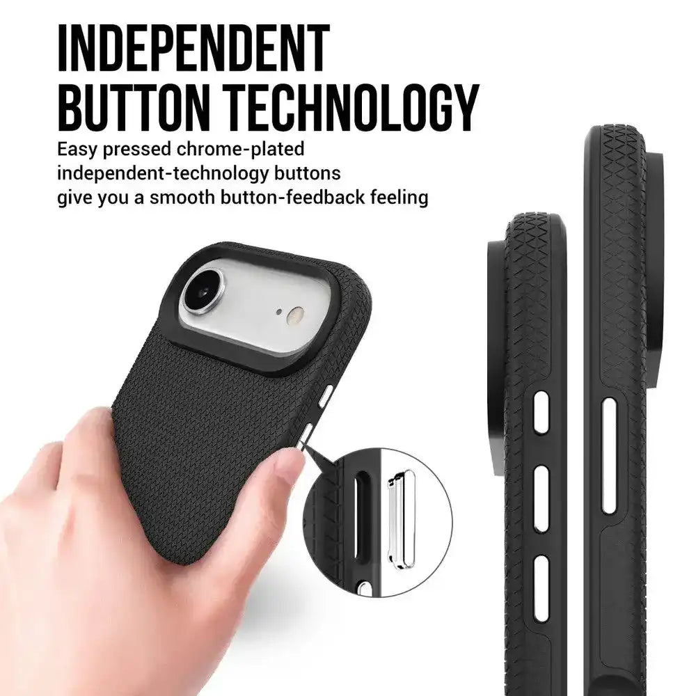 Rhinos Rugged Shockproof Case Cover With Magnetic Ring for iPhone 17 Air Shockproof