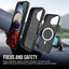 Rhinos Rugged Shockproof Case Cover With Magnetic Ring for iPhone 17 Rhinos