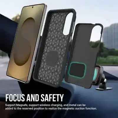 Rhinos Rugged Shockproof Magsafe Cover Case for Samsung Galaxy S25 Edge