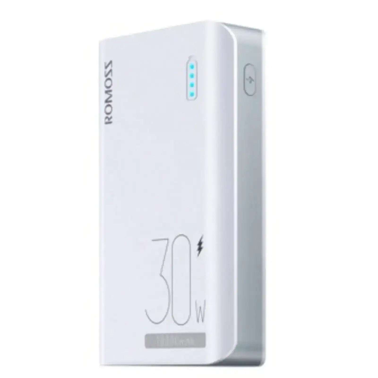 Romoss Sense4S Pro 30W 10000mAh Powe Bank Two-way Fast Charging Power Bank Type-C 3 Input 3 Output-White romoss