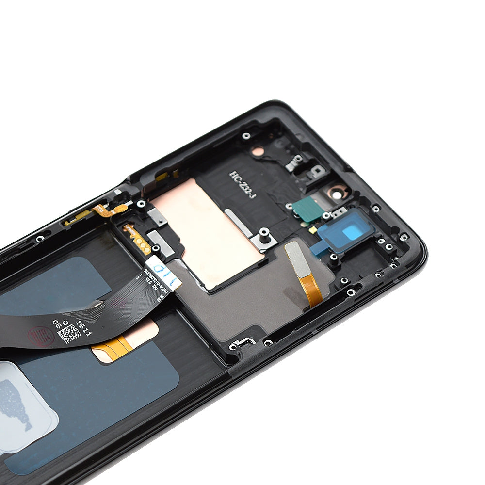 Samsung Galaxy S21 Ultra 5G G998B AMPLUS OLED Screen Replacement Digitizer with Frame-Phantom Black