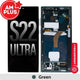 Samsung Galaxy S22 Ultra 5G G908B AMPLUS OLED Screen Replacement Digitizer with Frame -Phantom Black (improved edition)