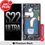 Samsung Galaxy S22 Ultra 5G G908B AMPLUS OLED Screen Replacement Digitizer with Frame -Phantom Black (improved edition)