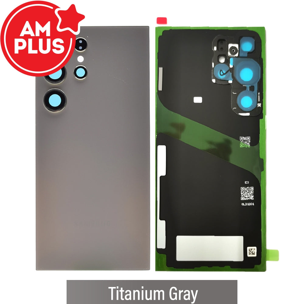 AMPLUS Rear Cover Glass For Samsung Galaxy S24 Ultra