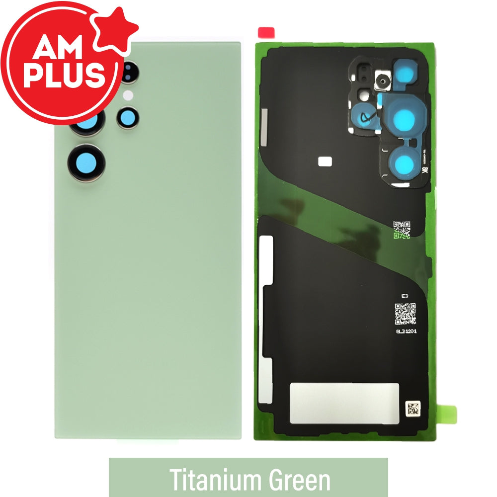 AMPLUS Rear Cover Glass For Samsung Galaxy S24 Ultra