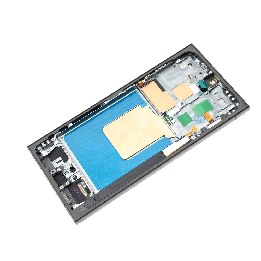 Samsung Galaxy S24 Ultra S928B AMPLUS OLED Screen Replacement with Frame -Titanium Black