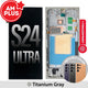 Samsung Galaxy S24 Ultra S928B AMPLUS OLED Screen Replacement with Frame -Titanium Black - MyMobile