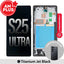 Samsung Galaxy S25 Ultra S938B AMPLUS OLED Screen Replacement with Frame -Titanium Jet Black