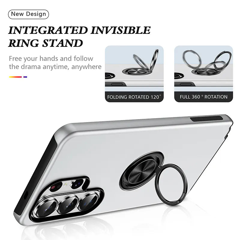 Kinglink mag ring case with kickstand for Samsung Galaxy S26 FE