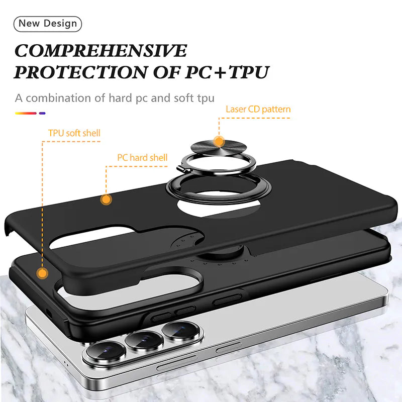 Kinglink mag ring case with kickstand for Samsung Galaxy S26 FE