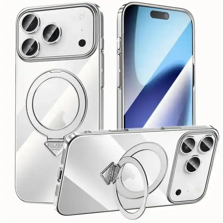 SULADA Electroplated Transparent MagSafe Holder Phone Case SULADA