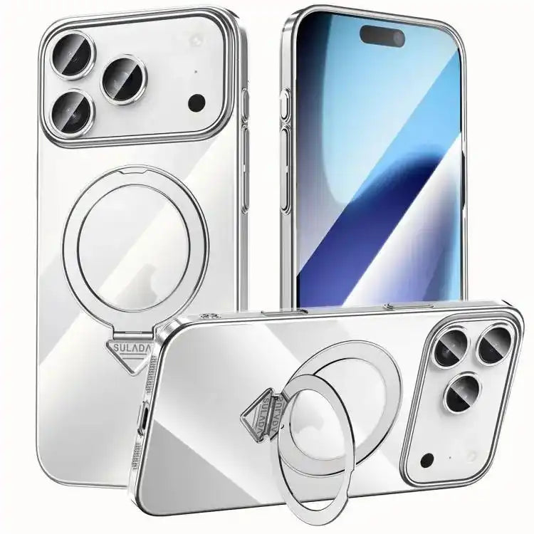 SULADA Electroplated Transparent MagSafe Holder Phone Case SULADA