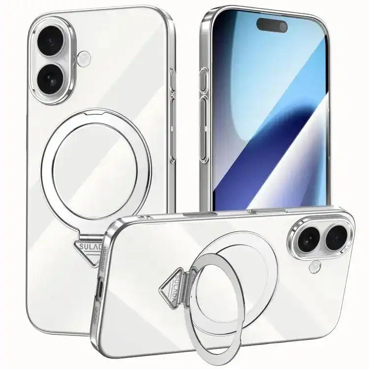 SULADA Electroplated Transparent MagSafe Holder Phone Case SULADA