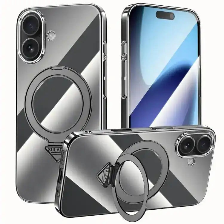 SULADA Electroplated Transparent MagSafe Holder Phone Case SULADA