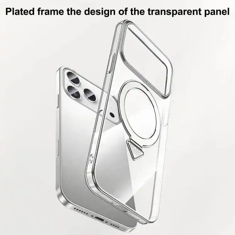 SULADA Electroplated Transparent MagSafe Holder Phone Case SULADA
