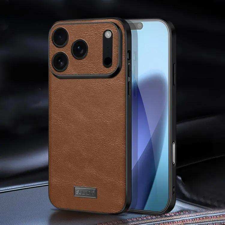 SULADA Shockproof TPU Hybrid Handmade Leather Phone Case SULADA
