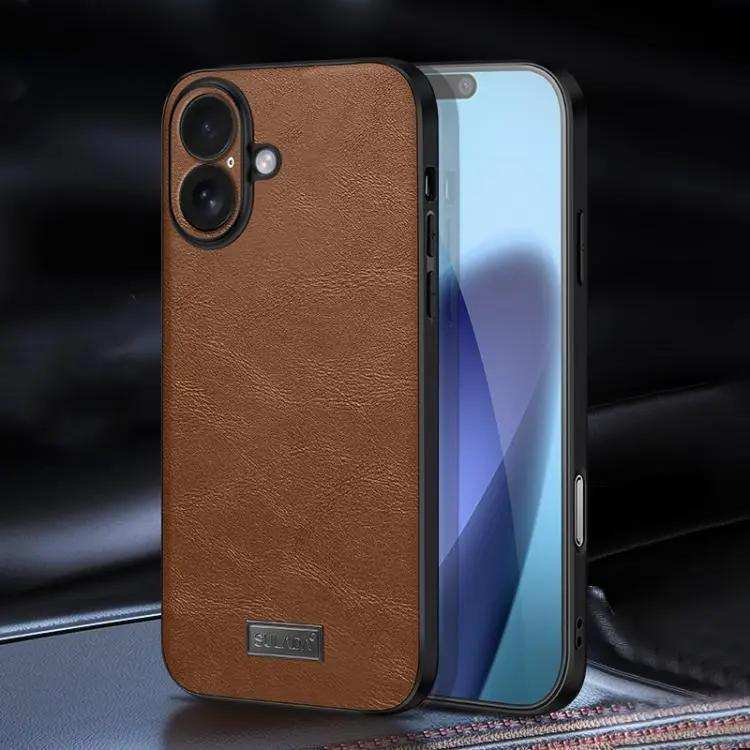 SULADA Shockproof TPU Hybrid Handmade Leather Phone Case SULADA
