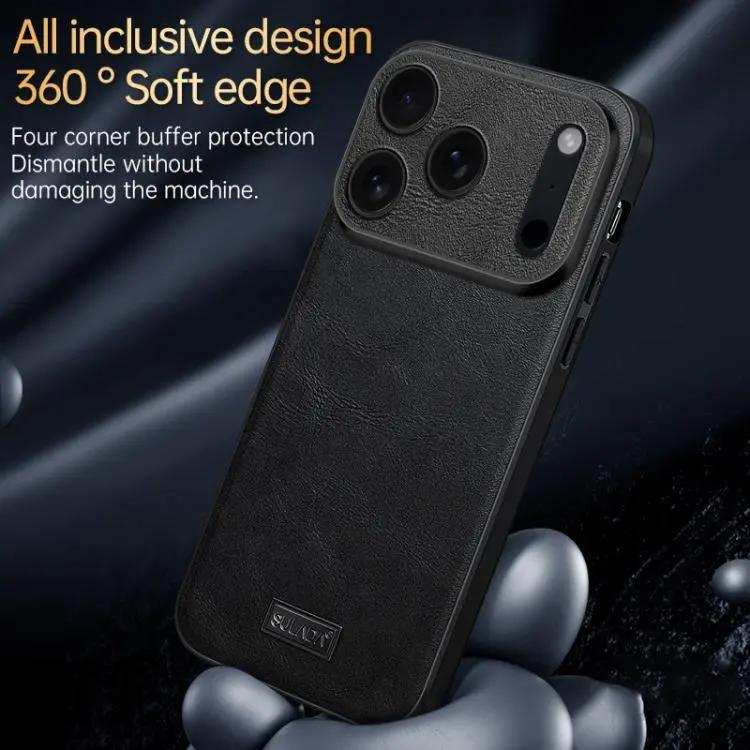 SULADA Shockproof TPU Hybrid Handmade Leather Phone Case SULADA