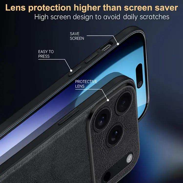 SULADA Shockproof TPU Hybrid Handmade Leather Phone Case SULADA