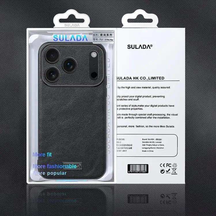 SULADA Shockproof TPU Hybrid Handmade Leather Phone Case SULADA