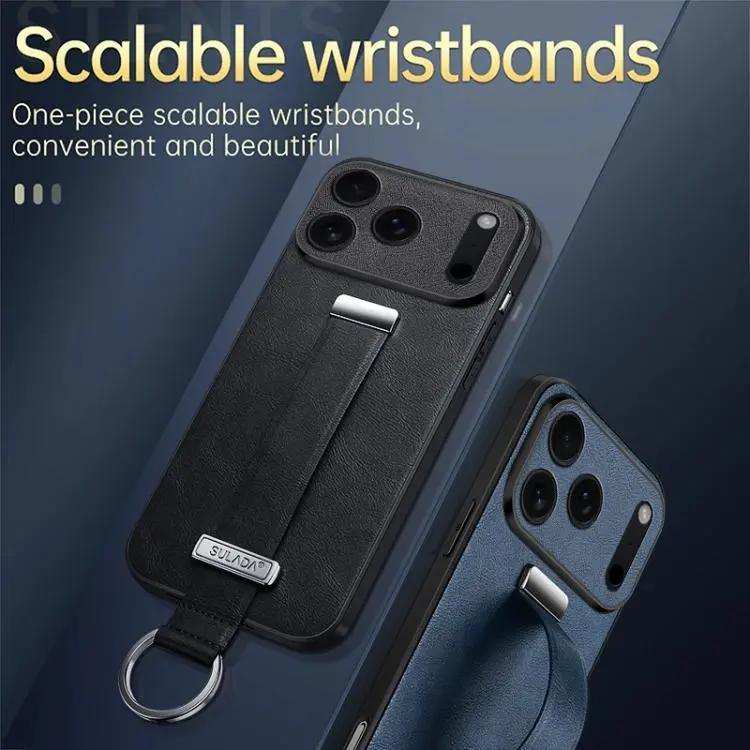 SULADA Tide Cool Series PC Hybrid Leather Texture Skin Feel Phone Case SULADA