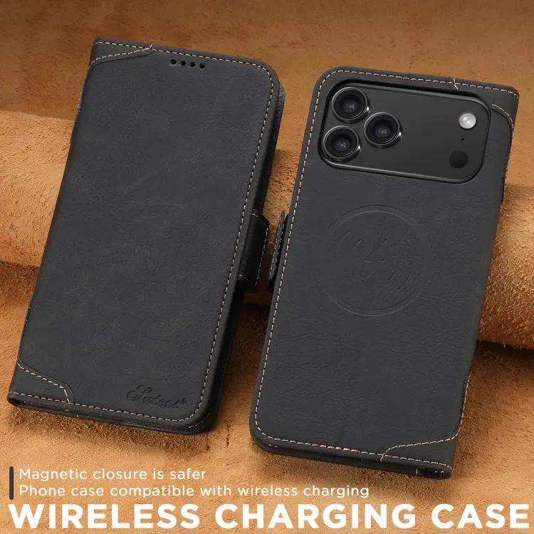 SUTENI J07 Multifunctional Horizontal Flip Magsafe Leather Phone Case Suteni