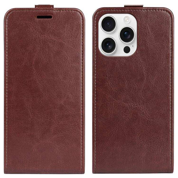 R64 Texture Single Vertical Flip Leather Phone Case