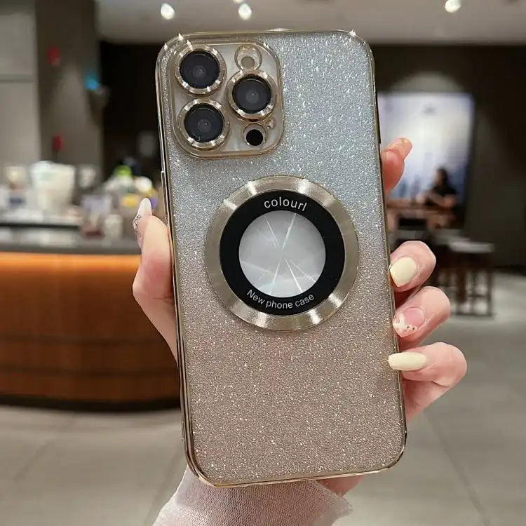 Gradient Glitter Electroplating MagSafe TPU Phone Case MyMobile