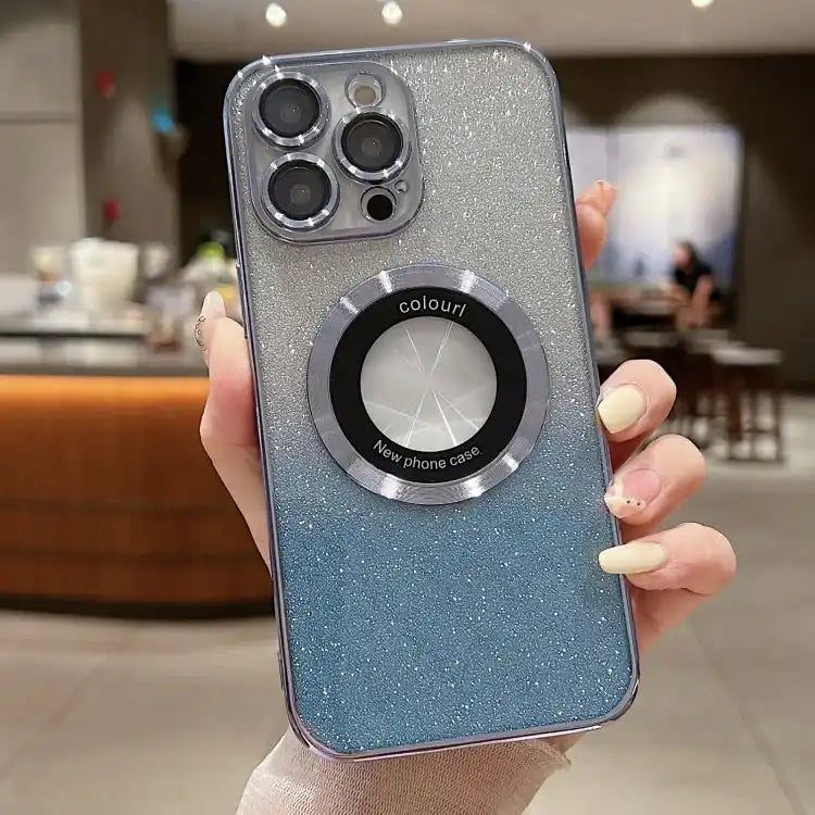 Gradient Glitter Electroplating MagSafe TPU Phone Case MyMobile