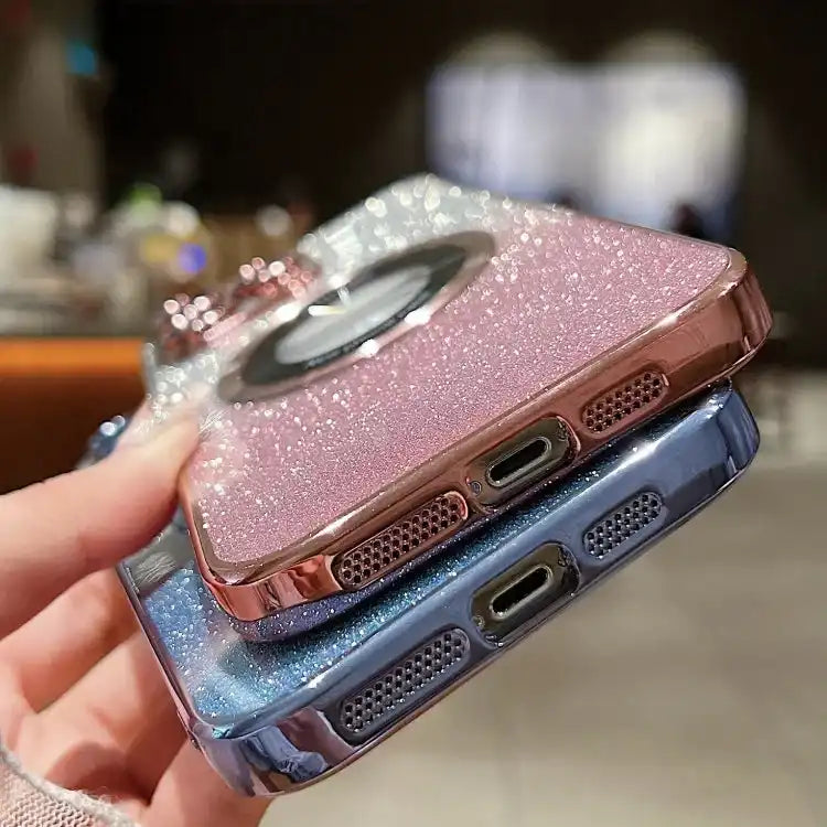 Gradient Glitter Electroplating MagSafe TPU Phone Case MyMobile