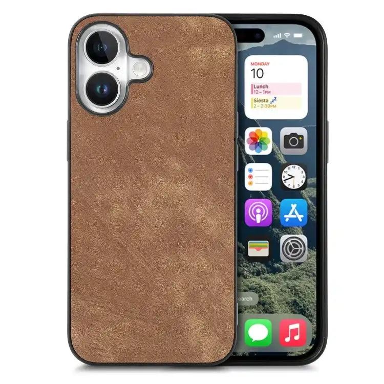 Vintage Leather PC Back Cover Phone Case MyMobile