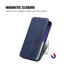 Cubic Grid Pressed Magnetic Leather Phone Case