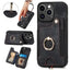 Retro Skin-feel Ring Multi-card Wallet Phone Case MyMobile