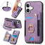 Retro Skin-feel Ring Multi-card Wallet Phone Case MyMobile