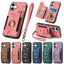 Retro Skin-feel Ring Multi-card Wallet Phone Case MyMobile